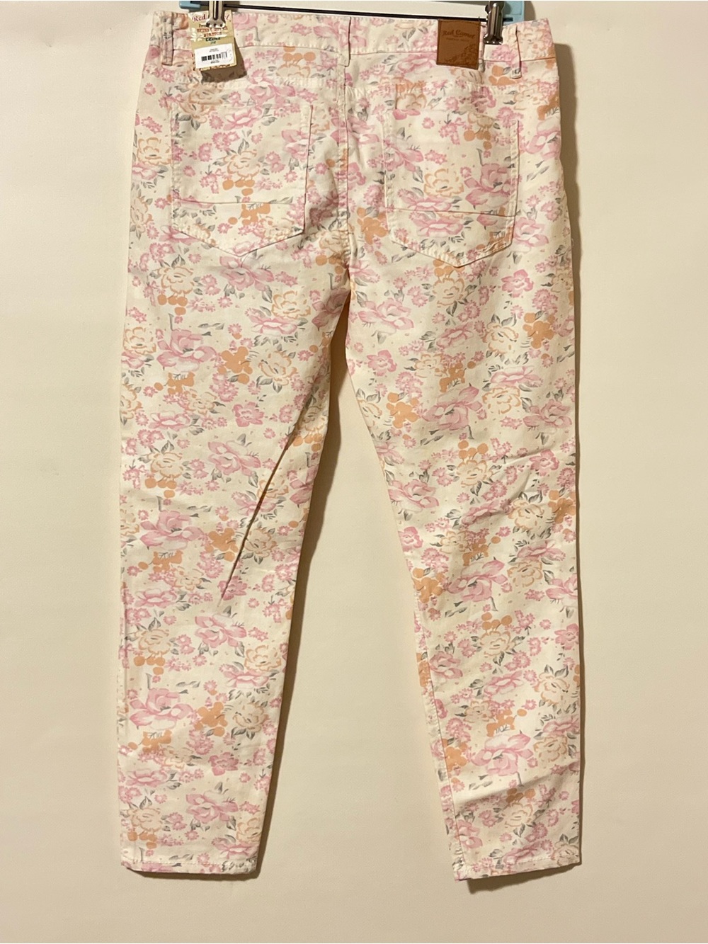 Red Camel AVA Fit Women’s Size 13 Pink Multicolor Skinny Stretch Jeans NWT - Picture 5 of 12